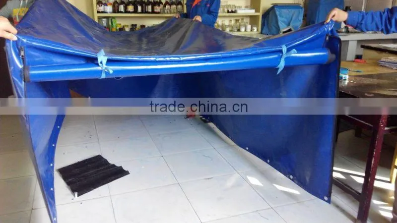 Reusable waterproof open cargo trailer cover