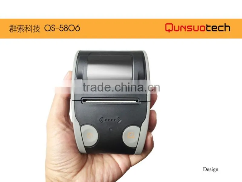 58mm portable receipt printer wireless for android tablet and mobile phone