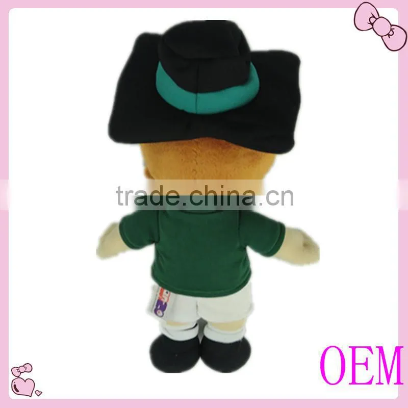 Custom design plush dolls mascot dolls