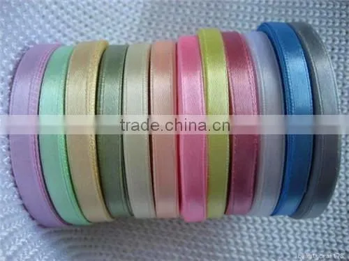 Multicolor Decorated Satin Ribbon