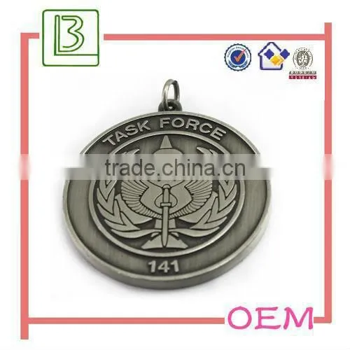 Zinc Alloy Sports Award Medals With Ribbon China Factory