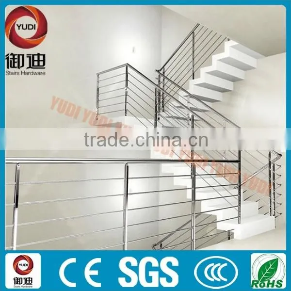 stainless steel removable stair railing with good quality