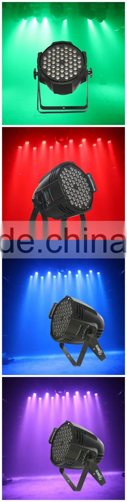 54*3W RGBW led party stage lighting stage par lighting guangzhou packing