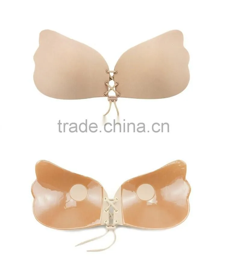 Women Strapless Backless Invisible Stick On bra