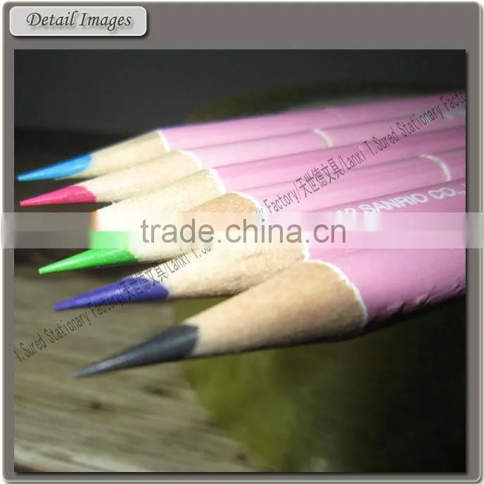 Custom Round Wooden Colored Pencil Bulk