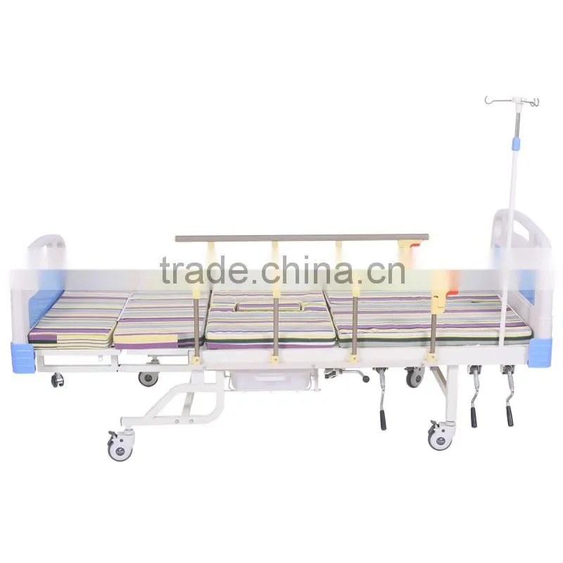 Alibaba china household multifunctional manual hospital bed made in china