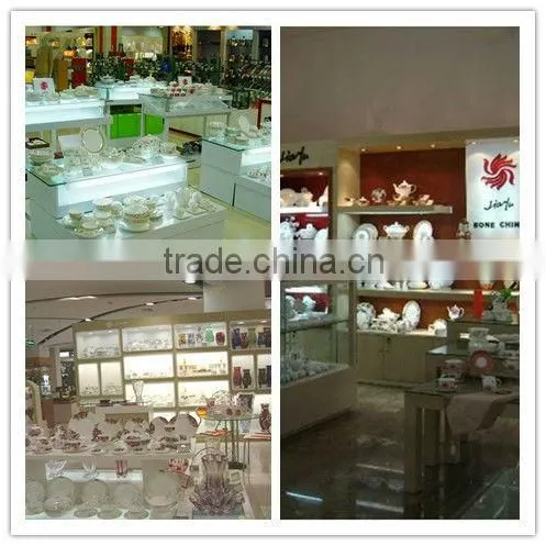 non color fruit grape coupe shape embossed bone china ceramic dinner set stock lot