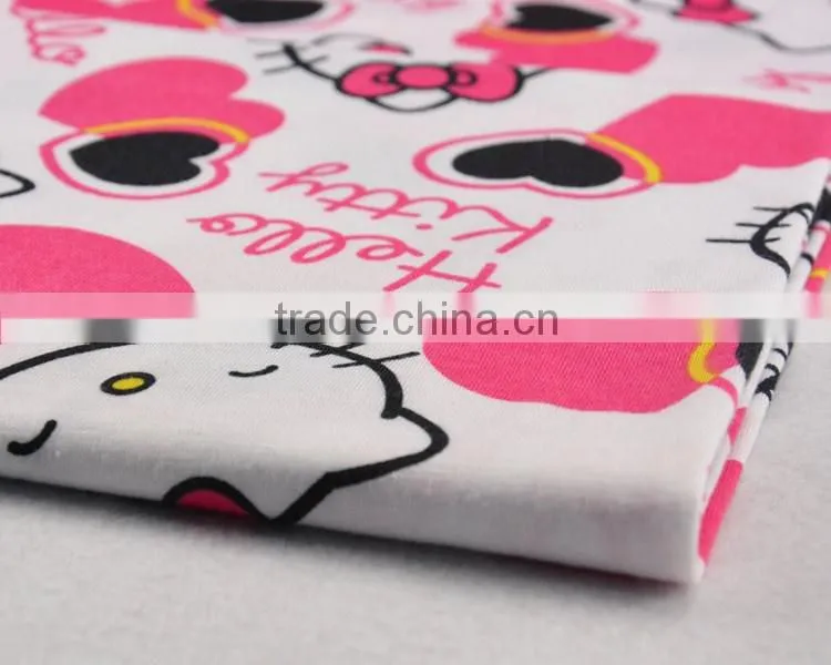 Jiufan textile100 polyester fabric price kg new cartoon design