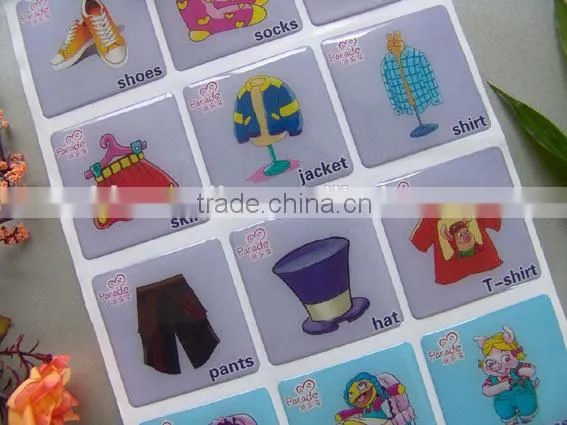 2015 hot sale Manufacturers adhesive Round Epoxy Sticker
