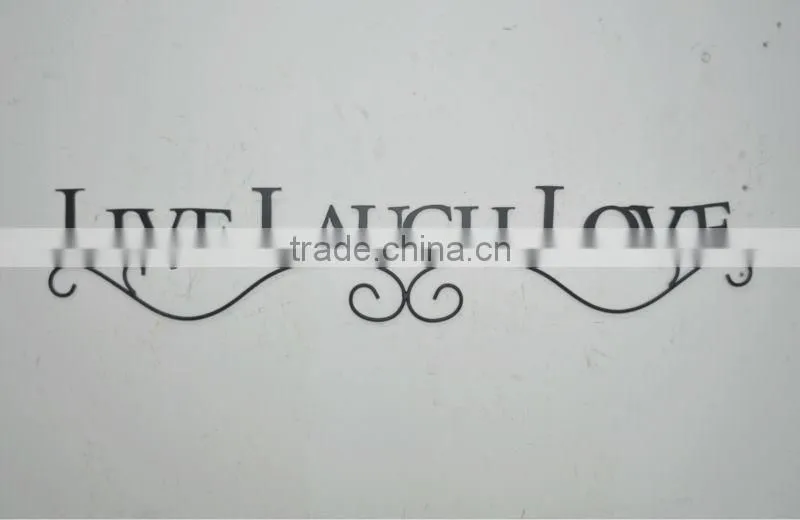 Inspirational metal faith hope love home wall decor