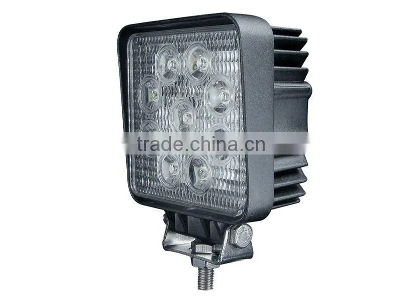 Car accessories 2012 27W square hot car LED work light HML-0727