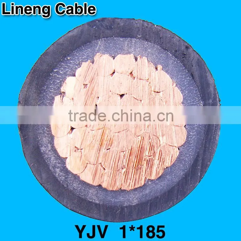 Lineng YJV 1*185 Low Voltage 1 Core Copper Electrical Power Cable