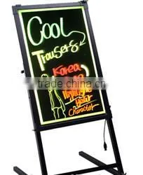 2015 Custom New Type Led Poster Writing Board