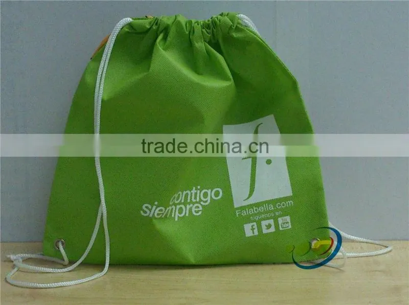 cheap wholesale promotional custom gym sack bag with logo