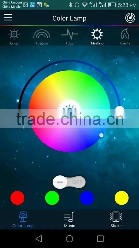 Smart LED lamp for Lighting Automation with Iphone/Android Control bulbs