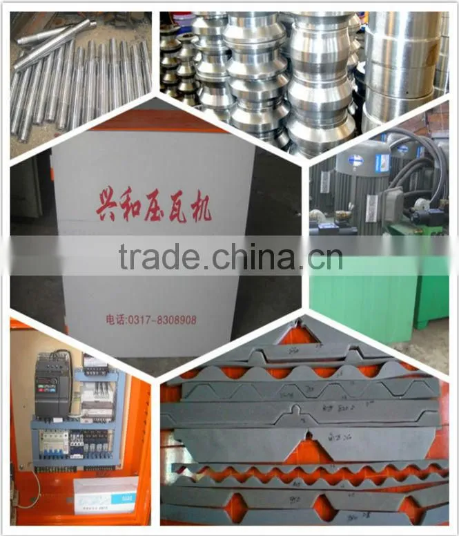 Trade Assurance Automatic Color Coated Metal Glazed Tile and Steel Corrugated Sheet Double Layer Roll Forming Machine