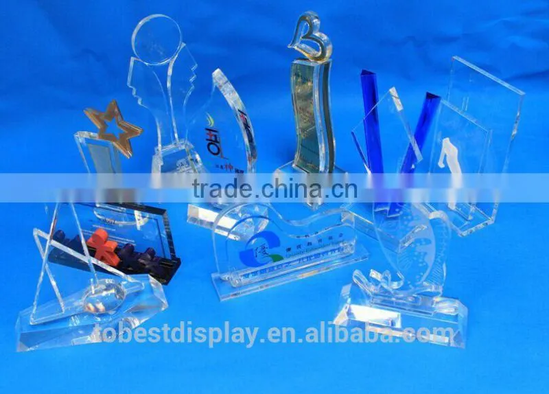 Shenzhen Tobestdisplay factory custom shaped acrylic awards