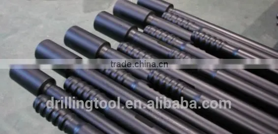 All Type Drill Rods , T38 / T45 / R32 , 122.mm - 6095mm for Hard Rock Drilling