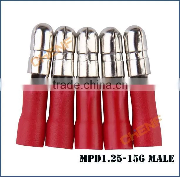 China Manufacture AWG22-16A.W.G FRD1.25-156 Copper Bullet Fully Insulated Female Terminals