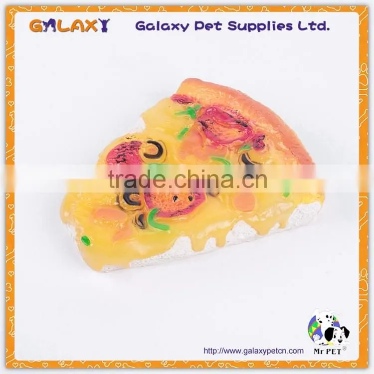VT4070 Food Themed Vinyl Squeaky Toys Hamburger Hot dog Pizza steak Dog Toys