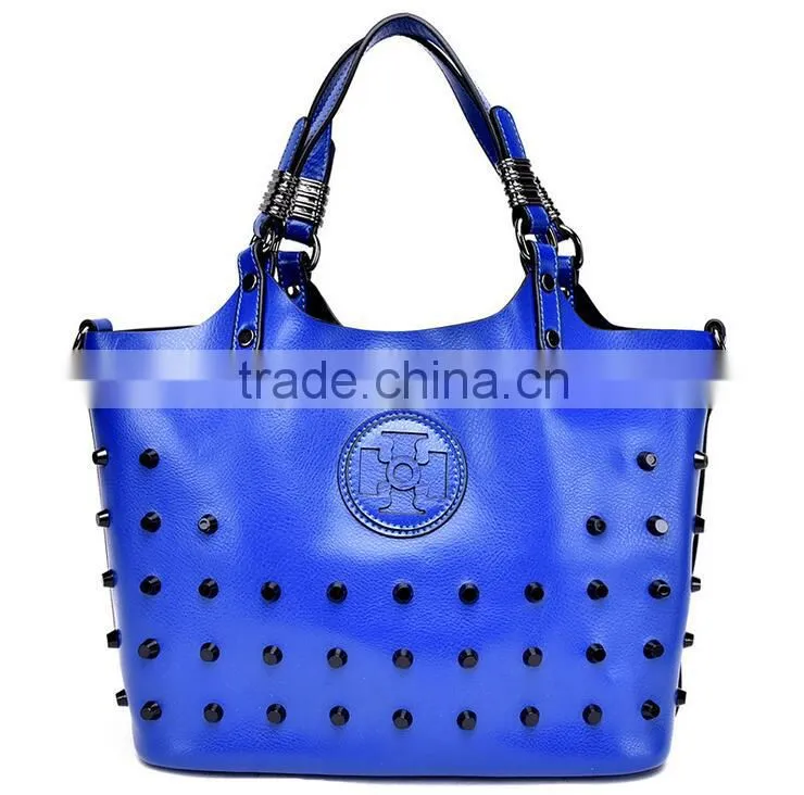 Women fashion handle silicon lady handbag