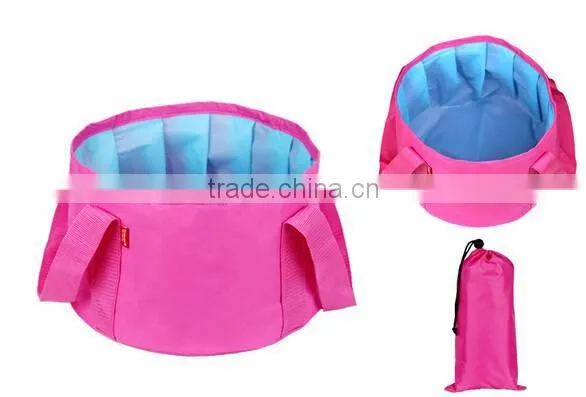 Foldable Wash Basin Footbath Sink Water Bag Outdoor Camping Hiking