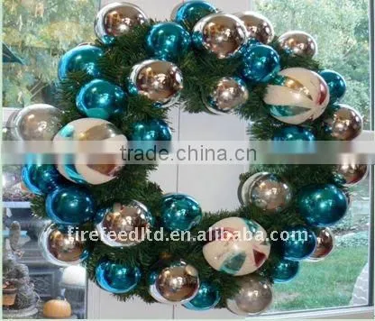 X'MAS colorful PVC balls garland