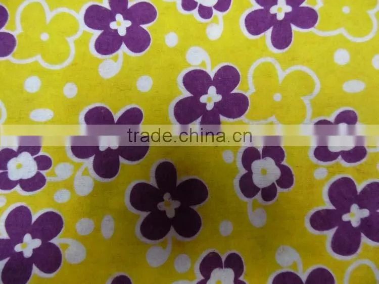 TC flower printed flannel bedsheet stocklot for kids