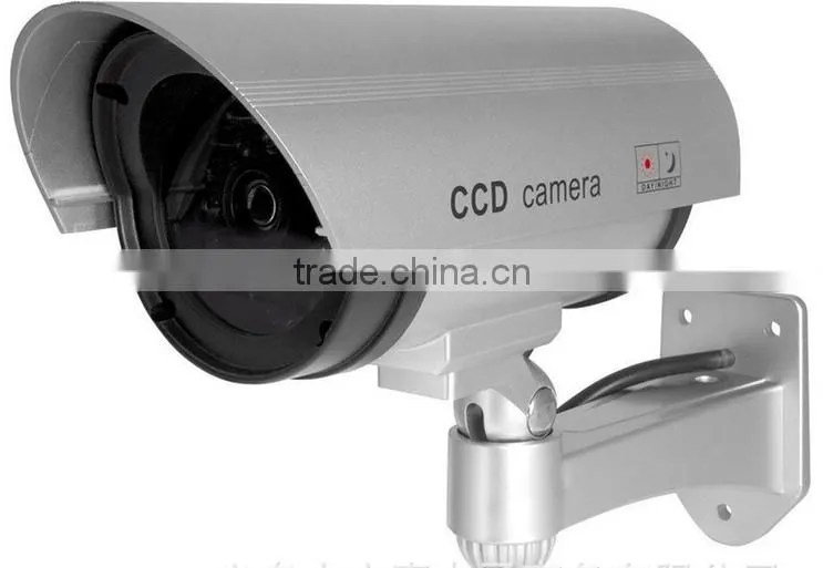 Surveillance Security Dummy Camera Fake Simulation Waterproof LED Flashing Outdoor Bullet CCTV