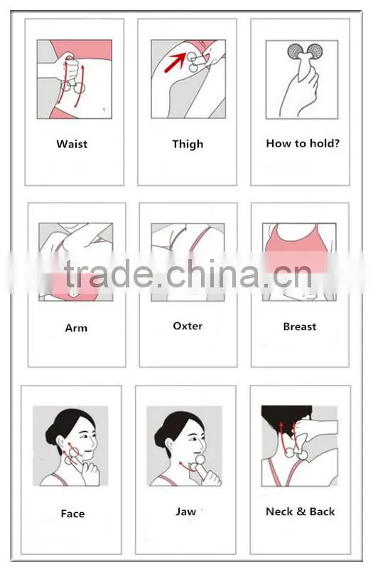 2015 new face lifting home beauty portable massage device