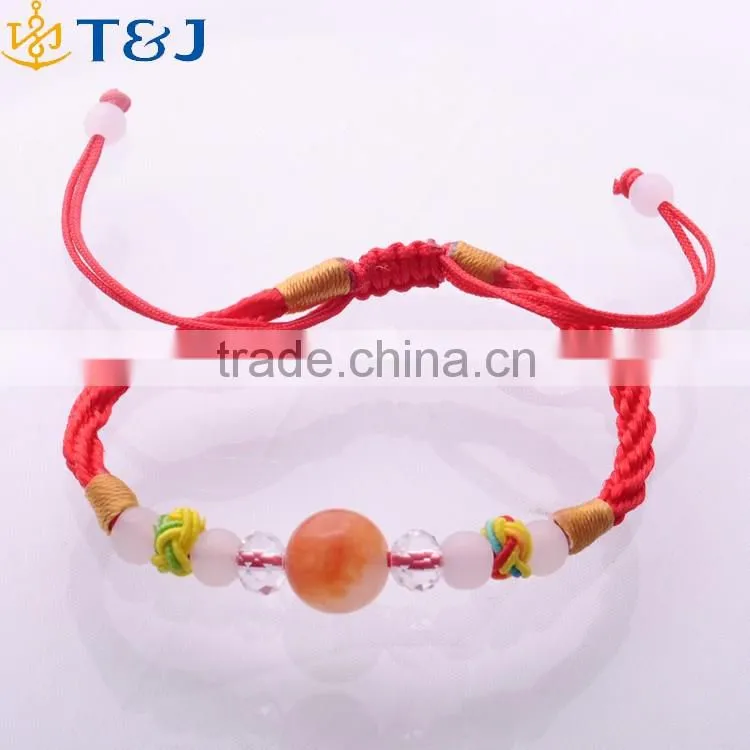 >>>2016 high quality fashion stone beads red rope kids women men bracelets&bangles/