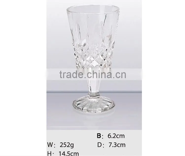 Wholesale crystal glass cup for wine, glass wine cup