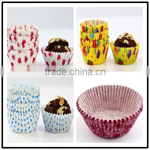 100pcs Original Mini Round Cake Paper Holds Greaseproof Baking Muffin Baking Cases