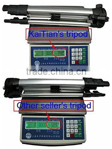 5/8 Inch Elevator Tripod with Extension Rod and Adjustable Height for Laser Levels