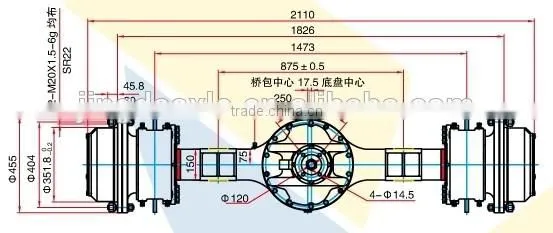 XCMG OFFICIAL AXLE SUPPLIER LW300FN LW300KN xcmg wheel loader axle parts original XCMG front drive axle rear axle