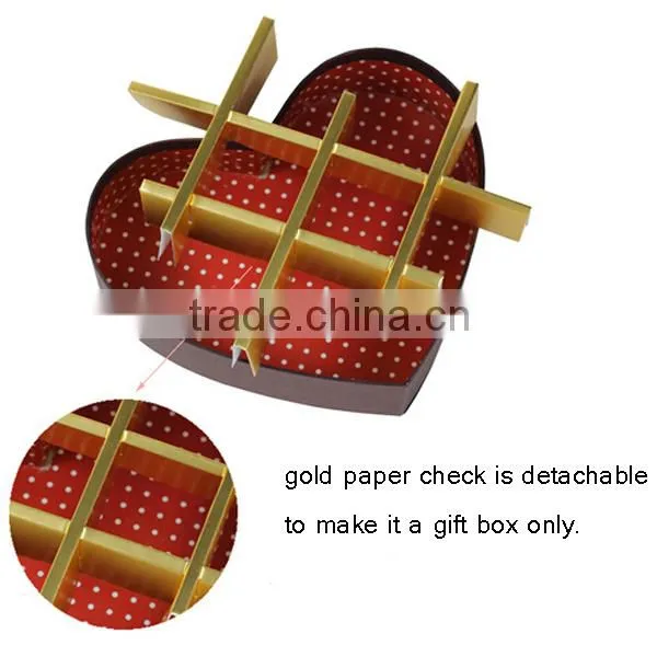 Luxury Heart Shape Chocolate Packing Box