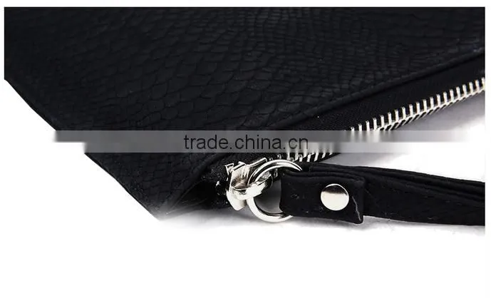 2016 New Design Alligator leather lady casual clutch bag
