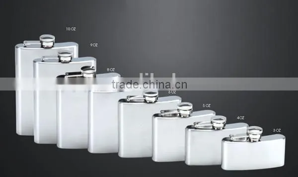 7oz mini flask leak-proof eco-friendly FDA LFGB stainless steel hip flask lead Pb free