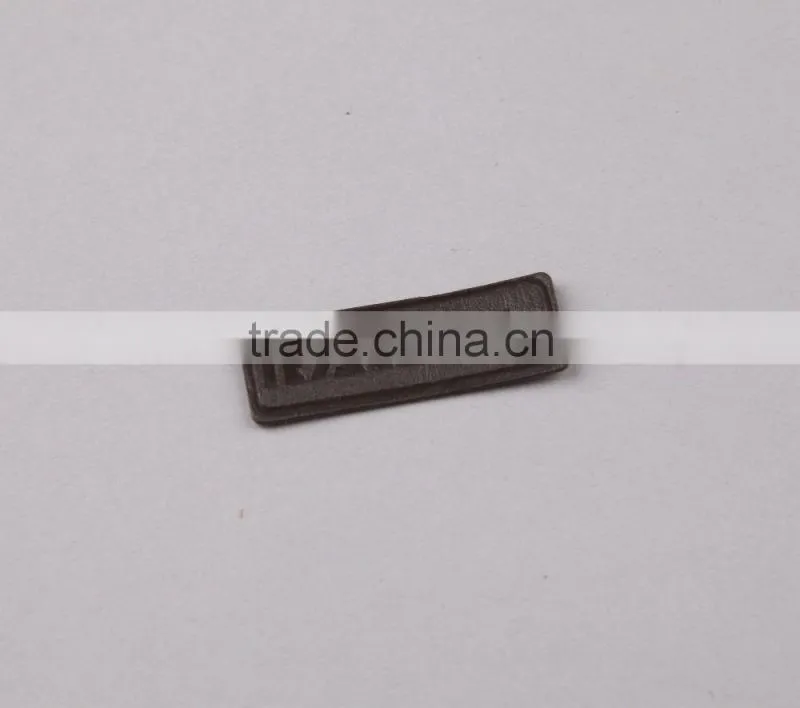 Hot Sale Factory Supplies Embossed Logo Faux Leather Patch Label