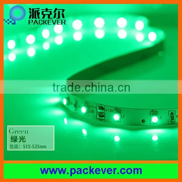 High brightness 2 years warranty DC12V/24V SMD 3528 flexible LED strip 120LEDs/m 9.6W/m