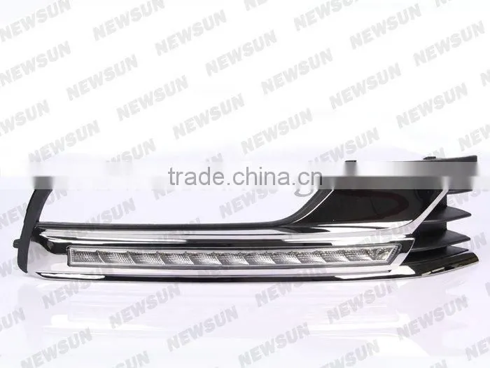 New 2014 Product Car Styling Accessory 1Pair DRL 12V LED Daytime Running Lights for Magotan (new) fog light xenon white