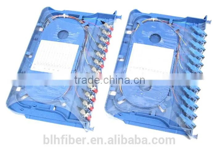 Indoor waterproof fiber optic distribution box, 24 port optical patch panel