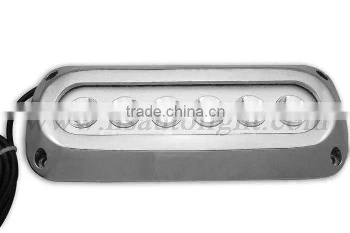 DC8-28V Multi Voltage 18W LED Boat Lights Waterproof IP68 Underwater Boat Light LED Yacht Light 5colors Fish Tanks Underwater Li