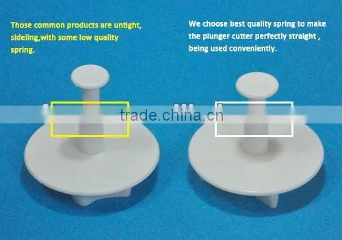 Plastic oval fondant plunger cutters,useful cake decorating tools