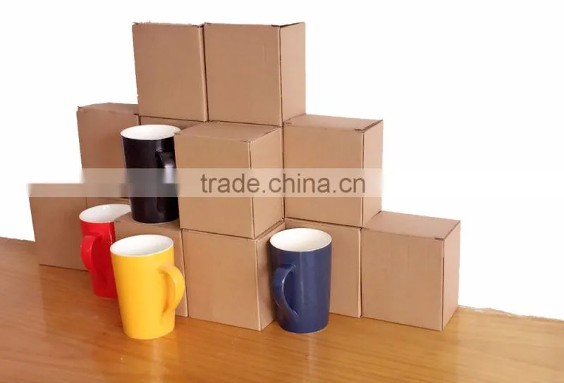 Wholesale multiple colors custom logo ceramic mugs