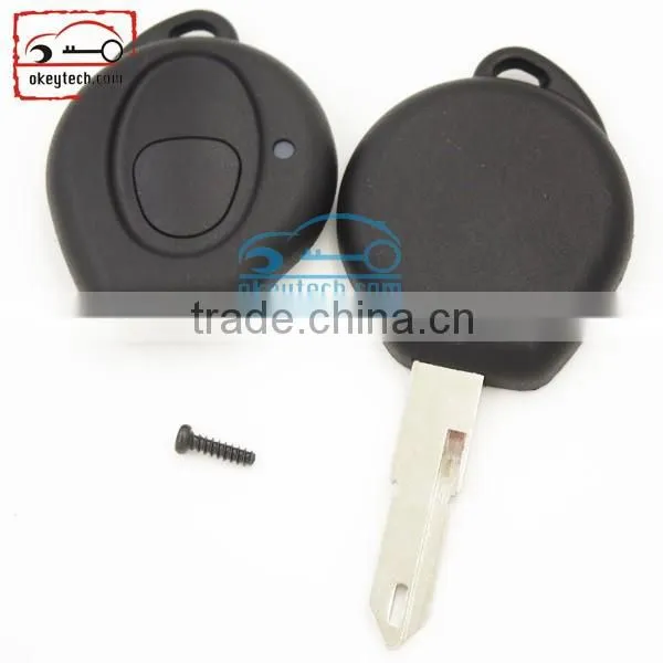 Good Price peuguot key shell for 206 blank 2 button no logo Car Key for peugeot romote key shell
