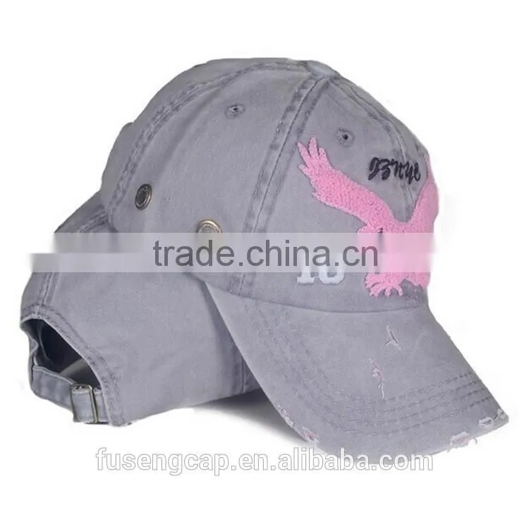 6 Panel Pre-curved Brim Baseball Cap,Custom Embroidered Baseball Cap