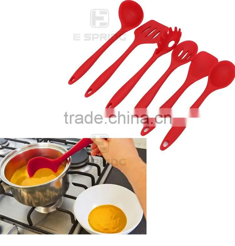 6pcs Kitchen Utensils FDA Approved Silicon Kitchenware