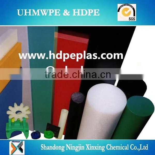 Eco-friendly Plastic Engineering Bar / Low Water Absorption Pe Rods