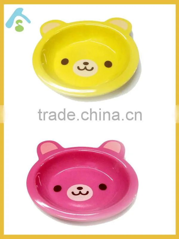 creative animal shaped 100% melamine plate for kids